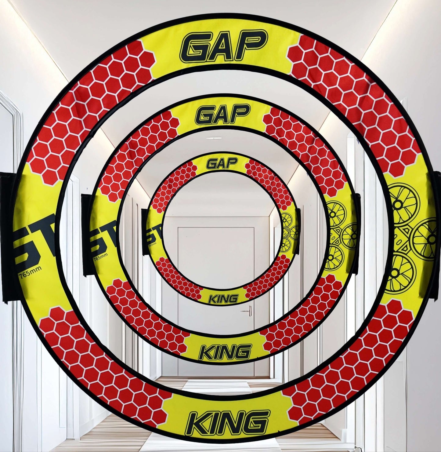 Gap King Drone Racing Gate (1 Gate + 1 Stand) – Portable FPV Obstacle for Training & Racing