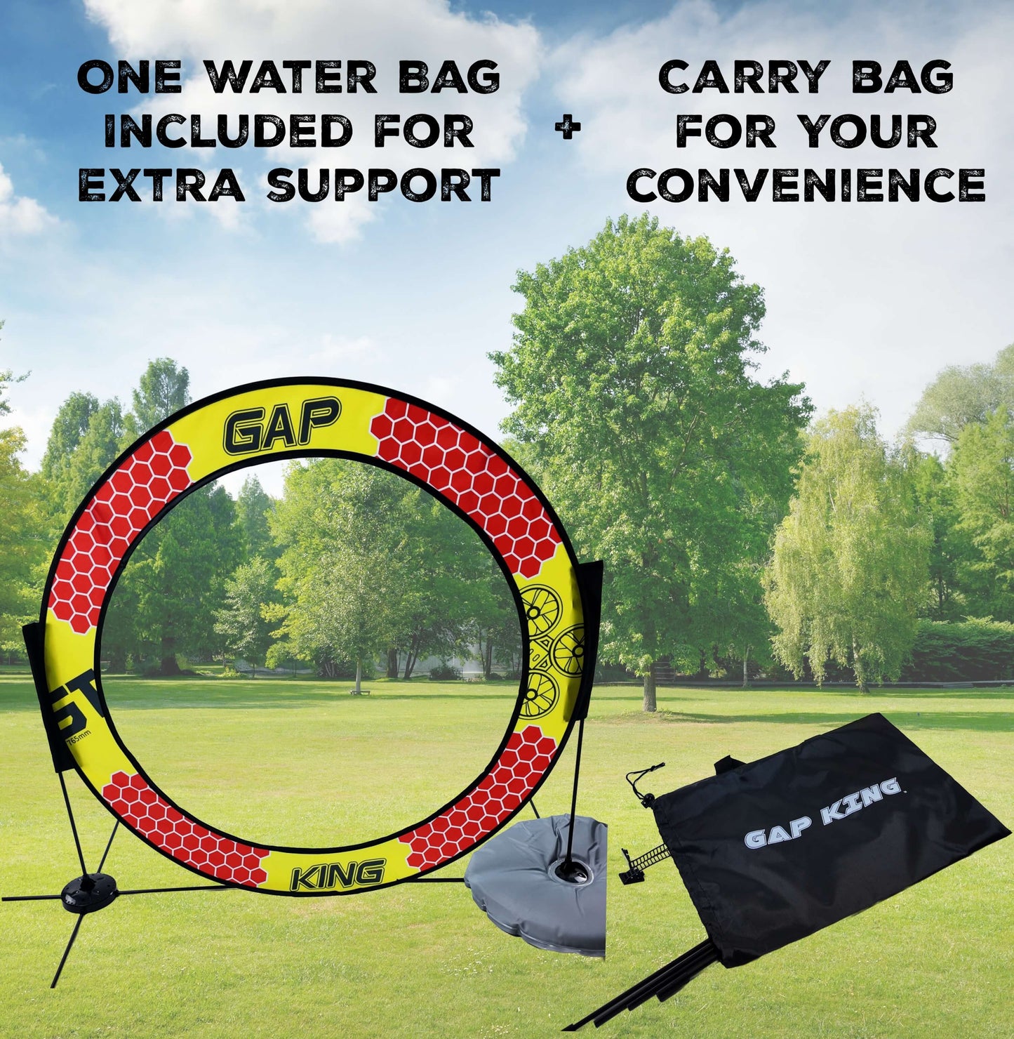 Gap King Drone Racing Gate (1 Gate + 1 Stand) – Portable FPV Obstacle for Training & Racing