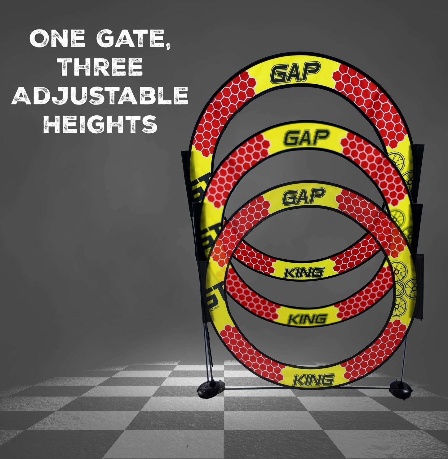 Gap King Drone Racing Gate (1 Gate + 1 Stand)  – Portable FPV Obstacle for Training & Racing